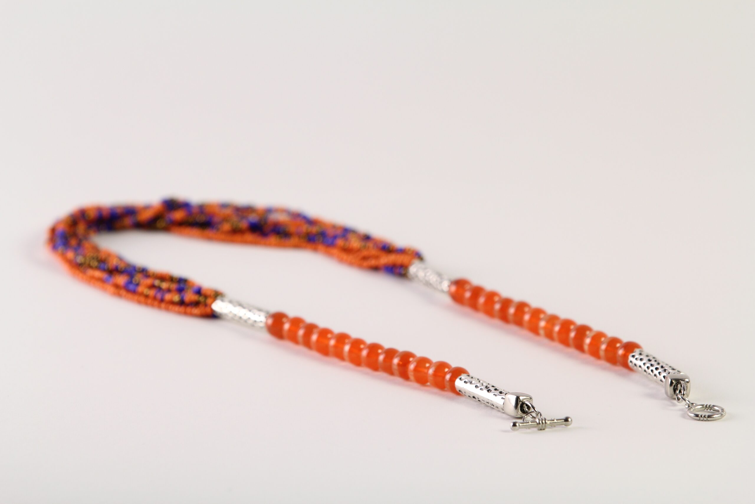 Orange-Purple Necklace 2